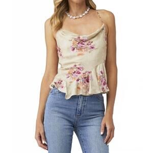 NEW LOVESHACKFANCY valetta cami top in rosie mauve